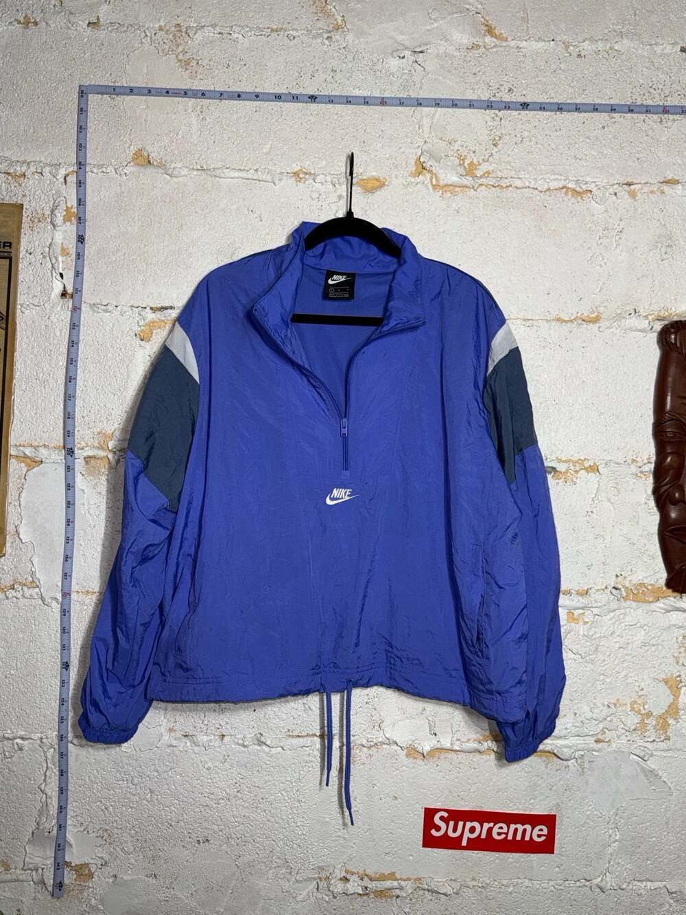 Nike Sportswear Heritage Women's Woven Quarter-Zip Pullover Windbreaker Jacket S